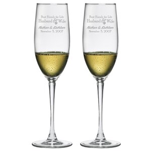 Best Friends for Life Champagne Flute (Set of 2)
