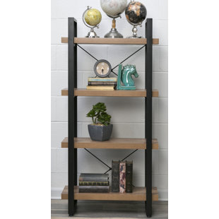 Rainey 4-Tier Etagere Bookshelf by Union Rustic Coupon