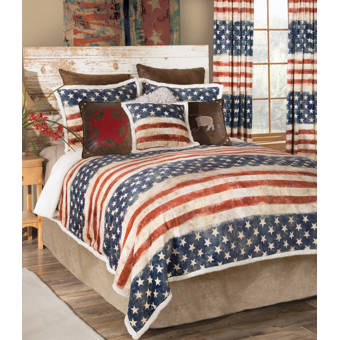 East Urban Home Proud To Be An American Flag Comforter Set