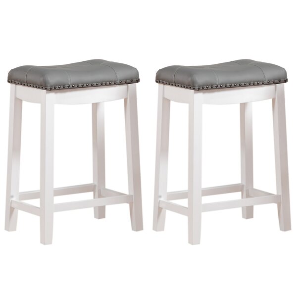 Brought 24 Bar Stool (Set of 2) by Three Posts