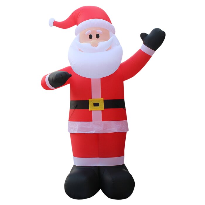The Holiday Aisle® A Christmas Santa Claus Inflatable & Reviews | Wayfair