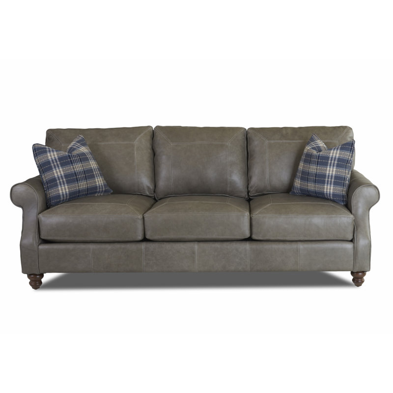 Canora Grey Belloreid Extra Large Leather Sofa Reviews Wayfair Belloreid Extra Large Leather Sofa