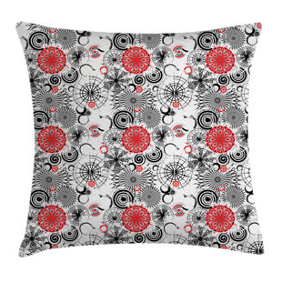 12 Inch Round Pillow Wayfair Grunge Indian Mandala Rounds Square Pillow Cover