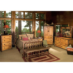 Hickory Panel Configurable Bedroom Set by Fireside Lodge