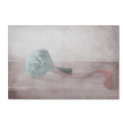 'The Red Ribbon' Graphic Art Print on Wrapped Canvas Trademark Fine Art Size: 16