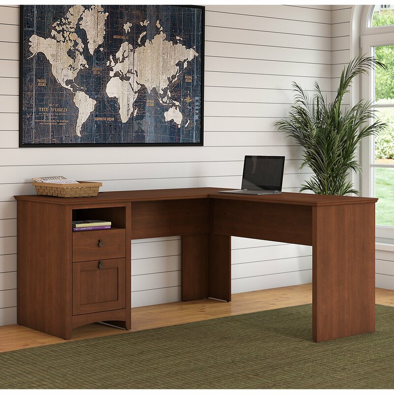 Darby Home Co Fralick L Shape Executive Desk Reviews Wayfair