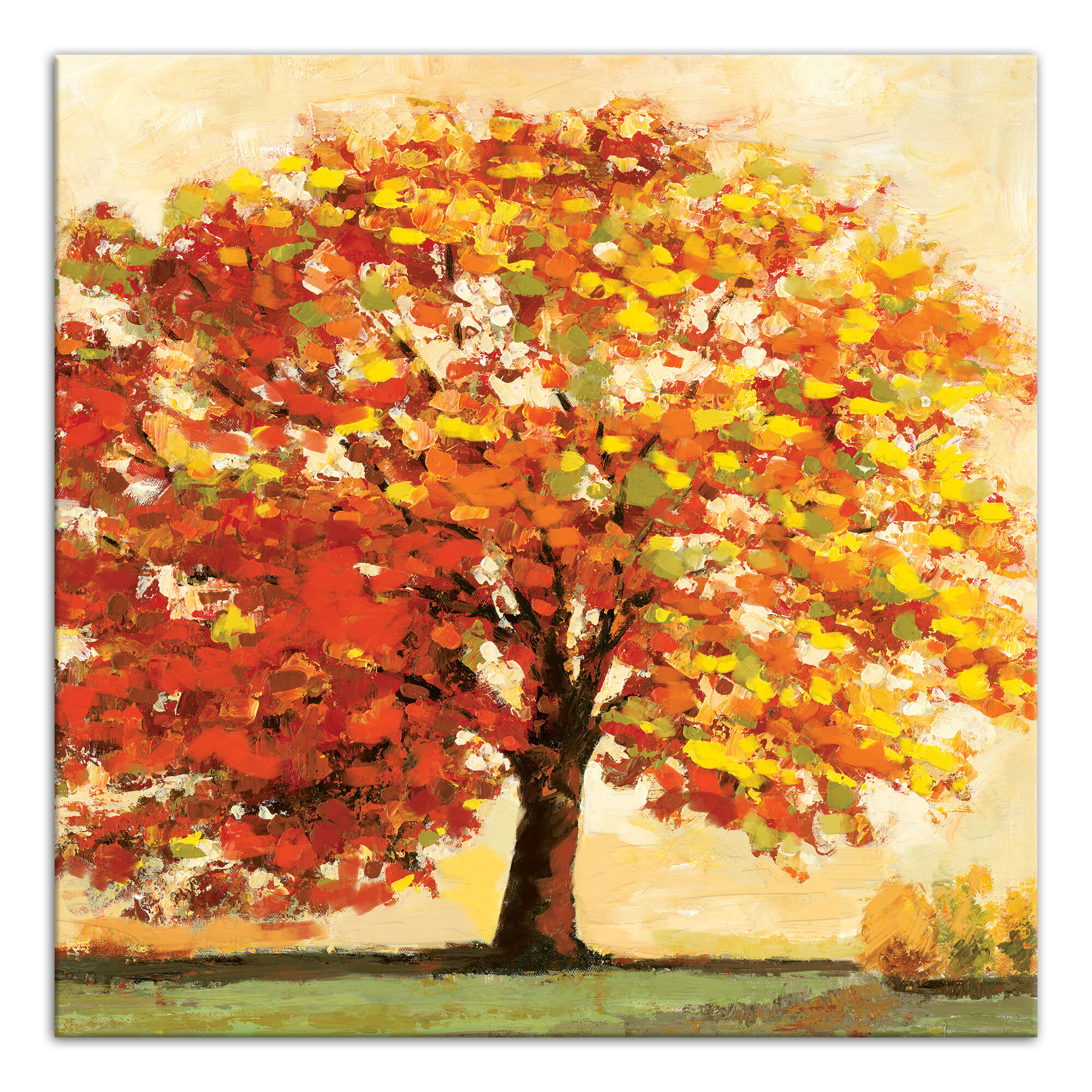 Fall Trees  Autumn Colors  Sunset Painting  small Painting  Wall Art  Home Decor  original art  Mountains  Trees