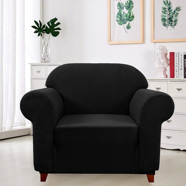Elegant Box Cushion Armchair Slipcover By Winston Porter