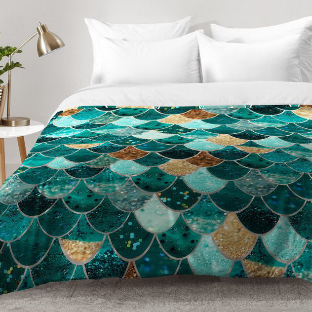 mermaid comforter set full