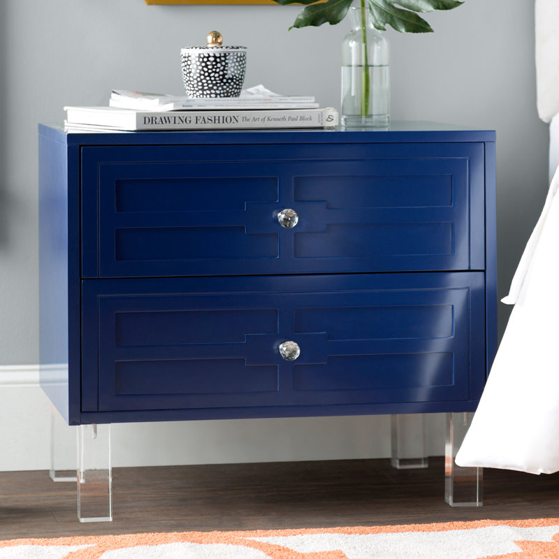 Willa Arlo Interiors Admiranda 2 Drawer Nightstand Reviews Wayfair