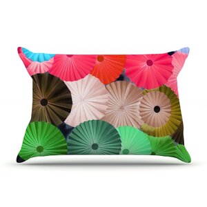 Heidi Jennings 'Parasol' Paper Circle Pillow Case