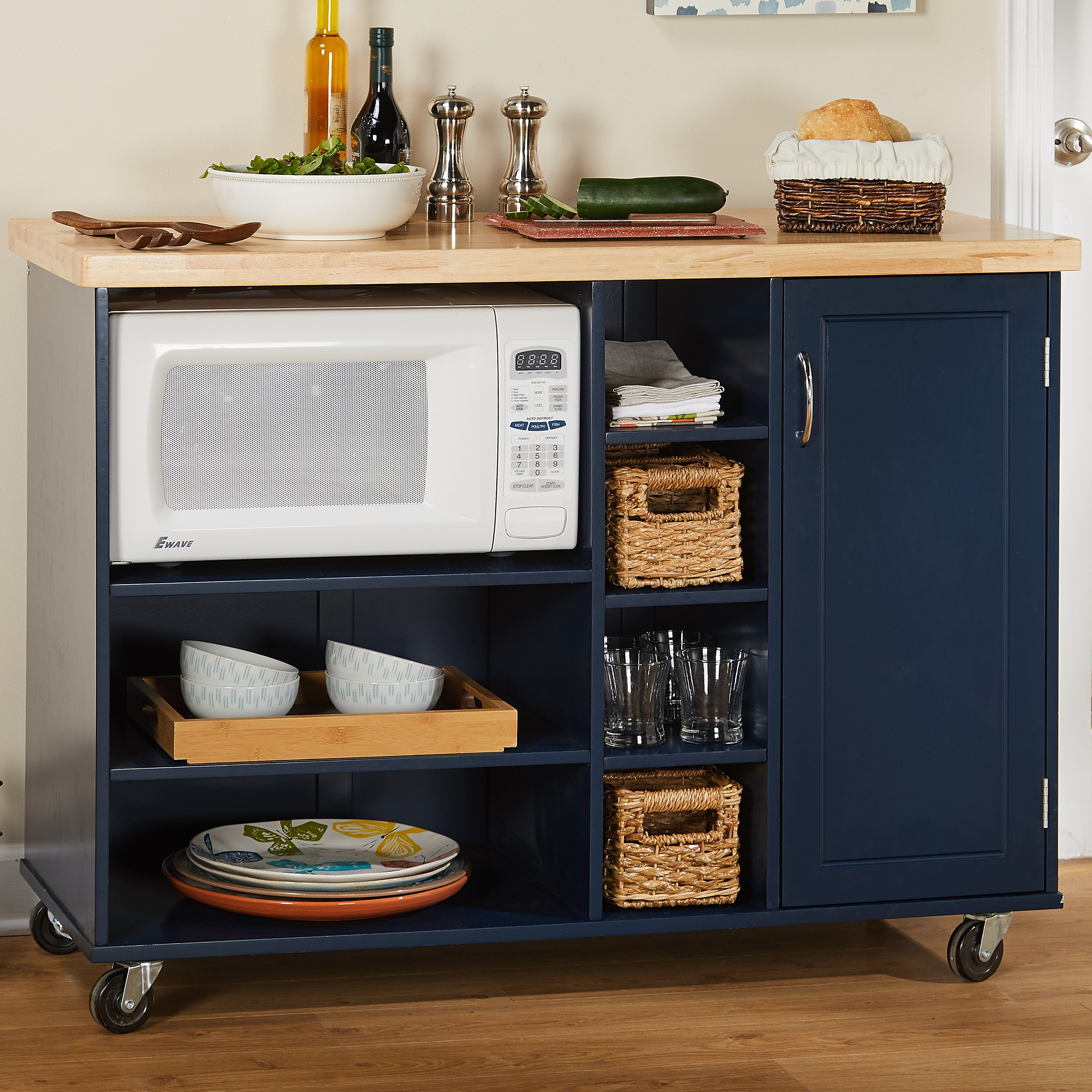 Ebern Designs Drolet Kitchen Cart Solid Wood Reviews Wayfair Ebern Designs Drolet Kitchen Cart Solid
