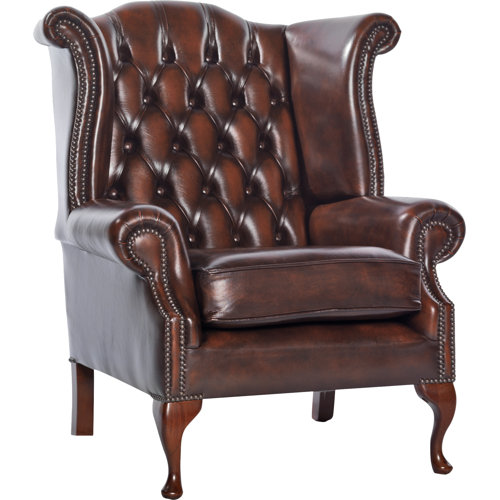 Shugart Wingback Chair Rosalind Wheeler Upholstery: Antique Rust