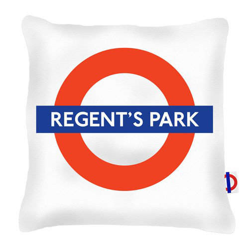 Gulf Breeze Regents Park Tube Station Cushion London Transport