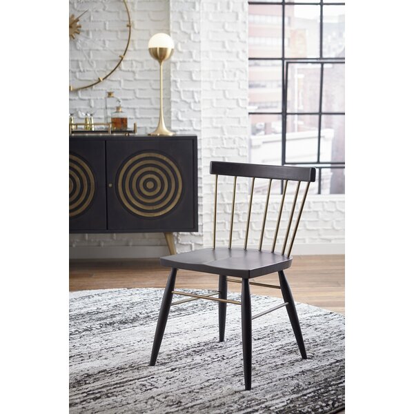 Stelly Solid Wood Dining Chair (Set Of 2) By Brayden Studio