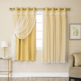 Coral And Gold Curtains Wayfair