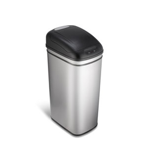 Stainless Steel 11.8 Gallon Motion Sensor Trash Can