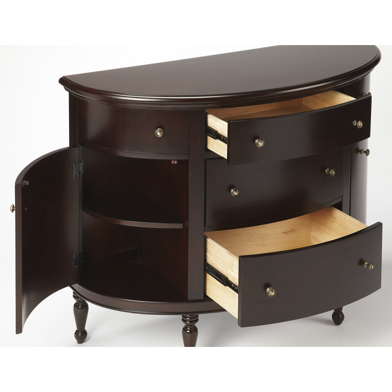 Birch Lane™ Heritage Cantor 3 Drawer Half Circle Accent Chest & Reviews