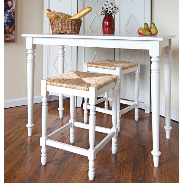 Emilia 3 Piece Pub Table Set By August Grove Cheap