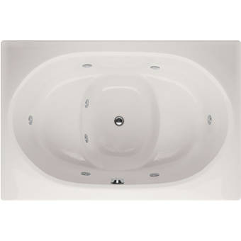 Hydro Systems Designer 60 X 40 Drop In Combination Acrylic Bathtub Wayfair