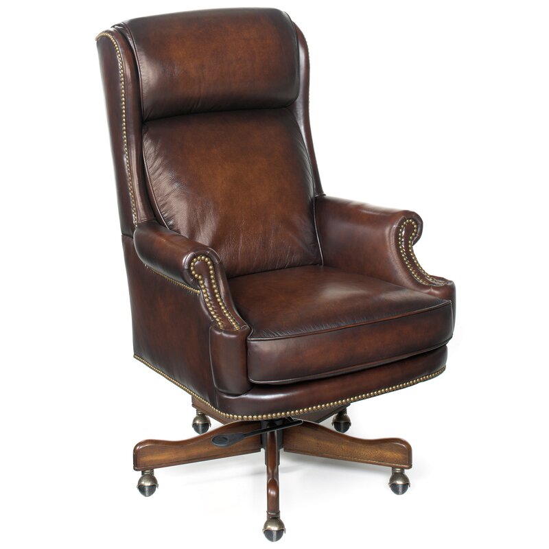 Hooker Furniture James River Genuine Leather Executive ...