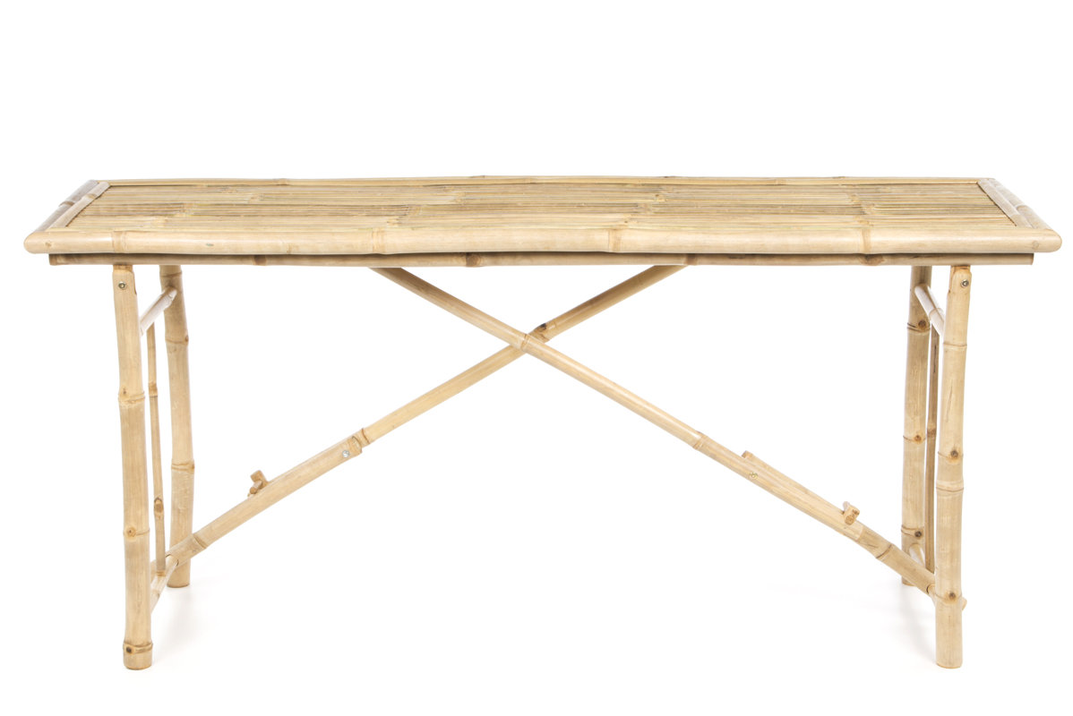 Bay Isle Home Porter Long Folding Bamboo Console Table & Reviews Wayfair