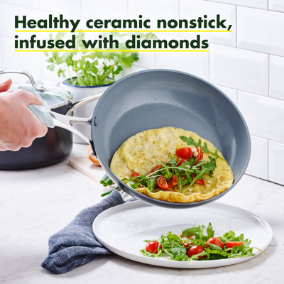 Greenpan Valencia Non Stick Hard-Anodized Aluminum GreenPan Size: 12" W