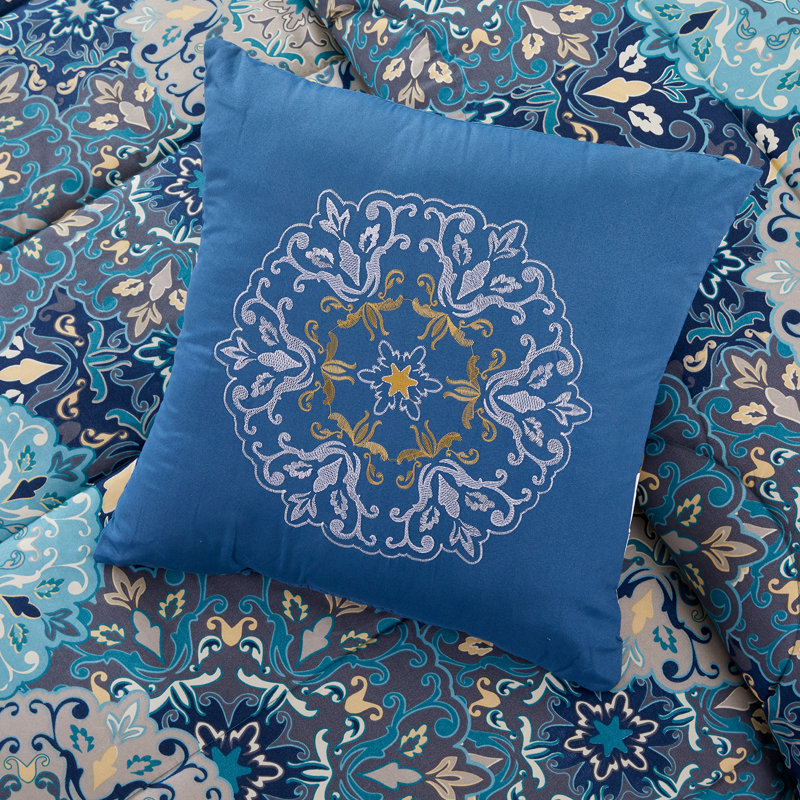 World Menagerie Lawrence Reversible Comforter Set Reviews Wayfair