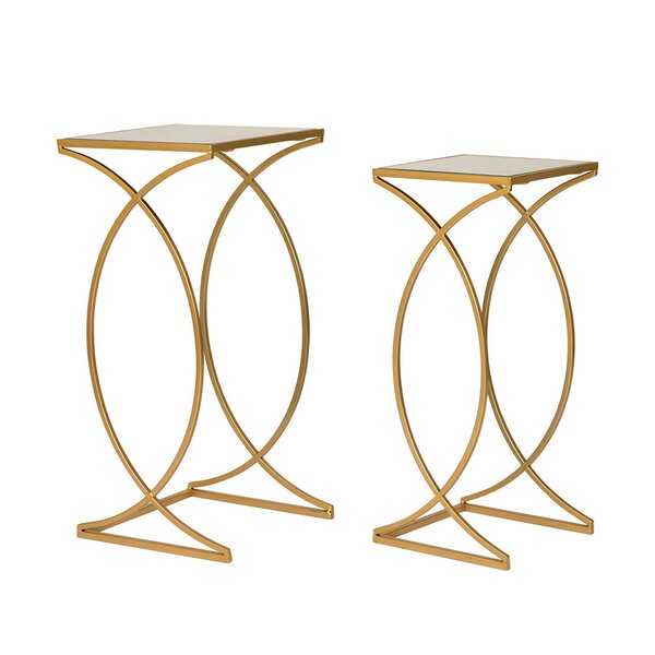 Huguenot 2 Piece Nesting Tables By Mercer41