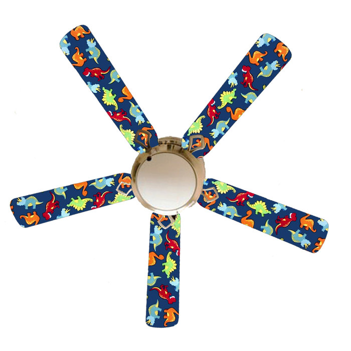 52 Slawson Dinosaur 5 Blade Ceiling Fan Light Kit Included