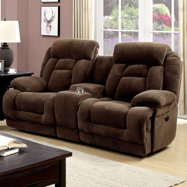 Top Offers Prall Flannelette Motion Reclining Loveseat New Savings on