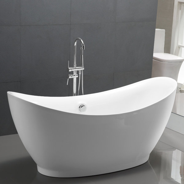67.5 x 31.5 Freestanding Soaking Bathtub by Vanity Art