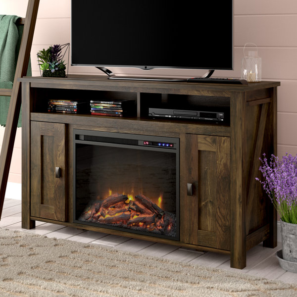 Cleveland 48 TV Stand with Fireplace by Gracie Oaks