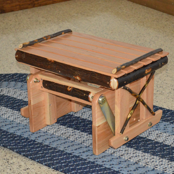 Worceer Hickory Ottoman By Loon Peak New