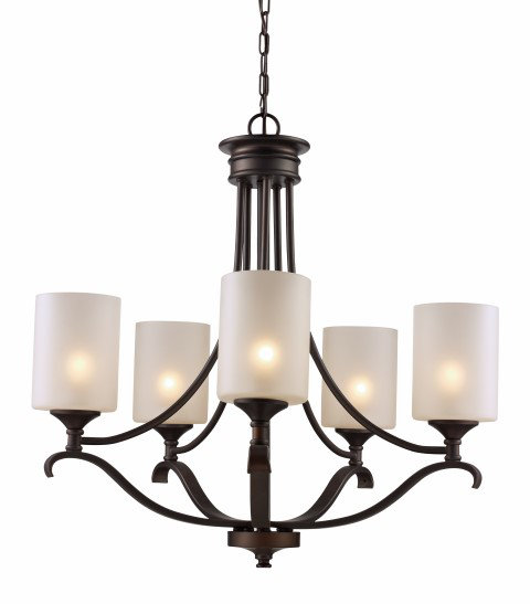 Glenshaw 5-Light Shaded Chandelier by Alcott Hill