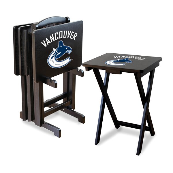 NHL TV Trays with Stand (Set of 4) by Imperial International