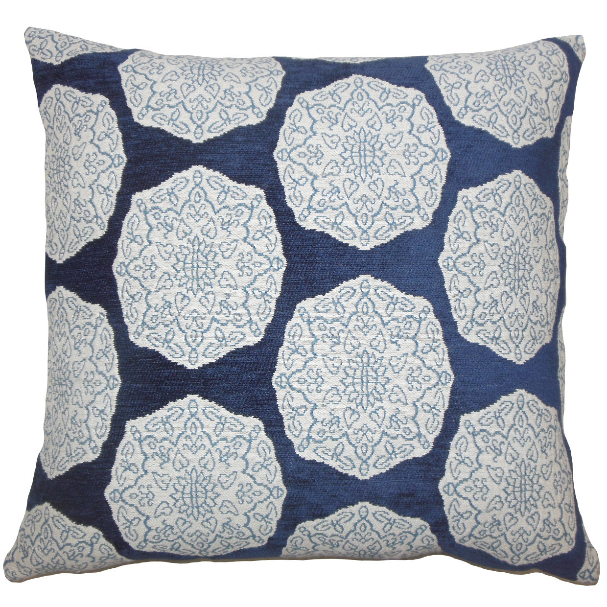 The Pillow Collection Florin Solid Bedding Sham Light Blue Queen//20 x 30,