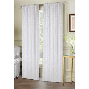 Lamont Window Floral Room Darkening Panel Pair (Set of 2)
