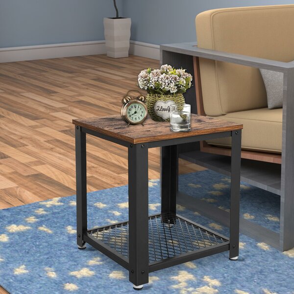 Nostrand Metal Frame End Table With Storage By Williston Forge