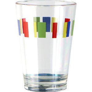 Livingware Country Cottage 8 Oz. Acrylic Drinkware with Memphis Design (Set of 6)