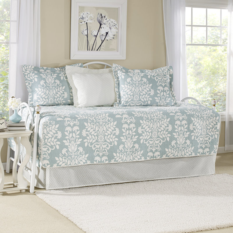 Laura Ashley Home Rowland Breeze 5 Piece Twin Daybed Quilt Set by Laura