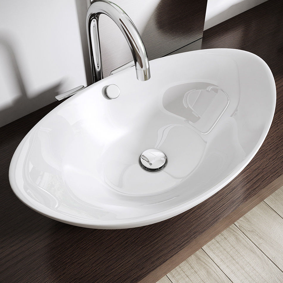 Belfry Bathroom Brussels Oval 38cm Countertop Basin Reviews Brussels Oval 38cm Countertop Basin