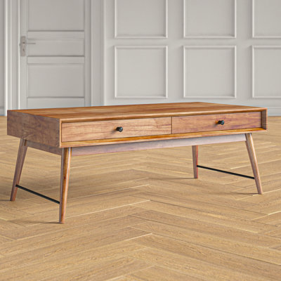 Salisbury Solid Wood Coffee Table With Storage Joss Main