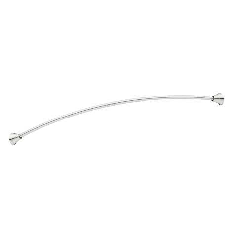 60 Adjustable Curved Tension Shower Curtain Rod by Moen