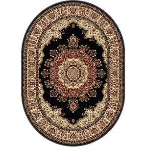 Clarence Black Area Rug