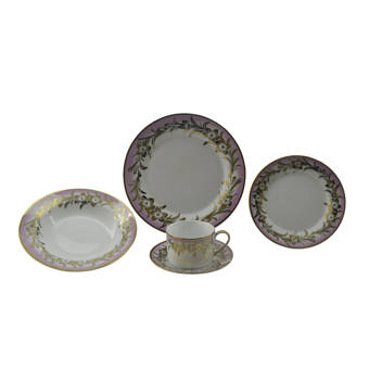 Bloomsbury Market Emelina 47 Piece Dinnerware Set Service For 8 Reviews Wayfair