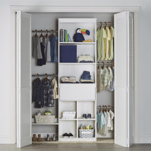 Closet Systems Organizers You Ll Love Wayfair Grow With Me 68 69 W 95 44 Closet System