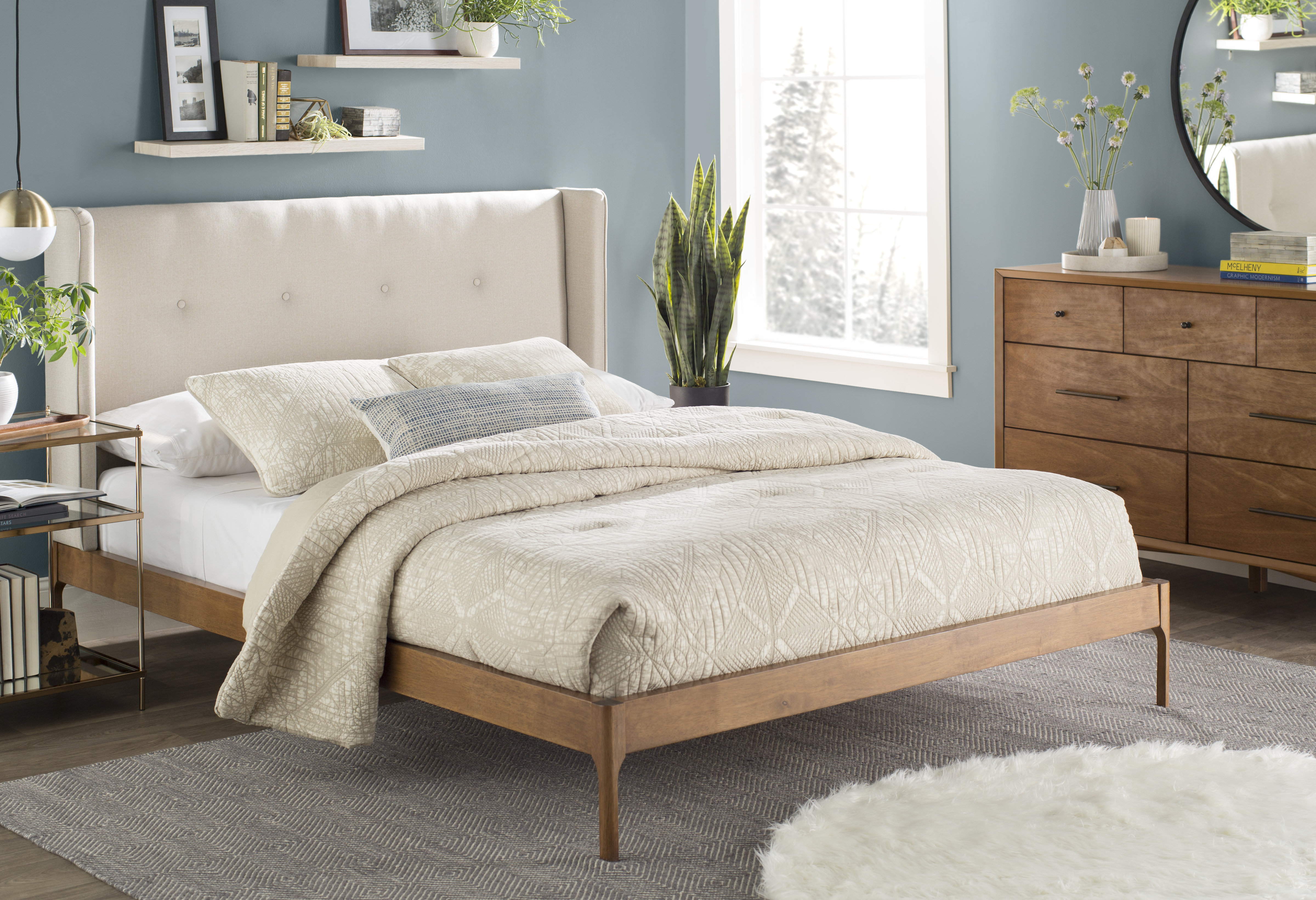 Ellerman Upholstered Platform Bed Reviews Joss Main