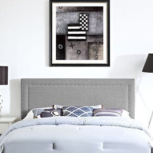 Eyre Upholstered Wood Panel Headboard by Ivy Bronx