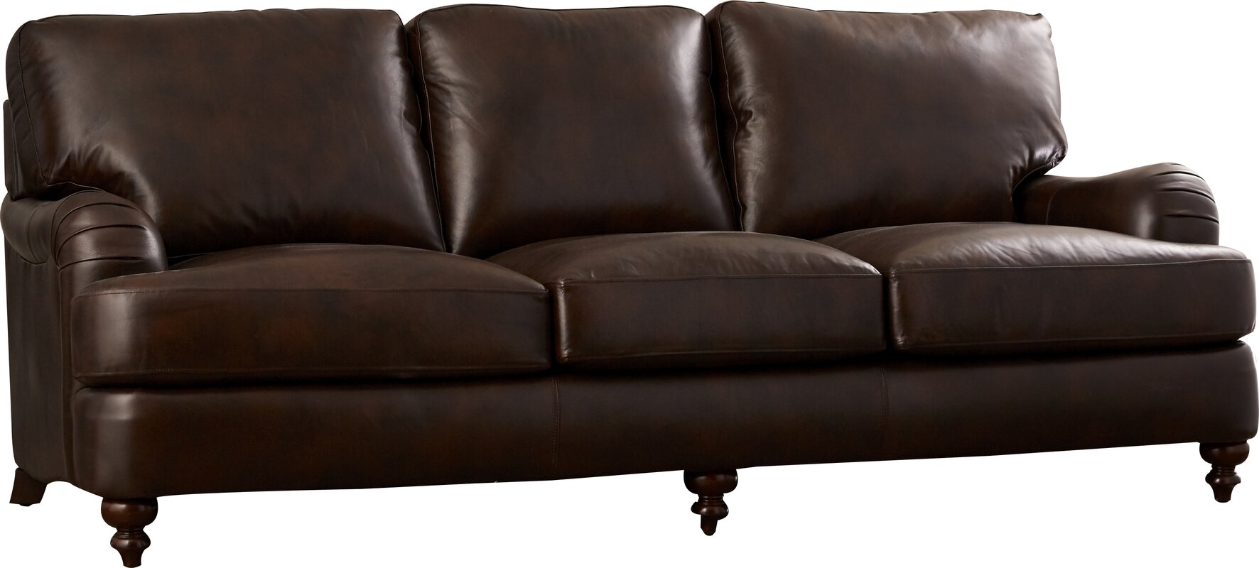 darby home co leather sofa